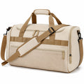 Bolsa de viaje 50 x 25 x 30 cm de tejido beige - equipaje de mano con correa ajustable